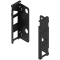 LEGRABOX Suporturi pentru spate de lemn, Înălţime M (106 mm), dreapta+stânga, negru-carbon mat