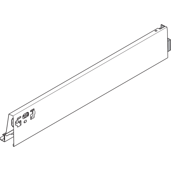 Laterală TANDEMBOX, Înălţime M (83.6 mm), NL=450 mm, dreapta, pentru TANDEMBOX intivo/antaro , în culoare 