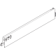 Laterală TANDEMBOX, Înălţime M (83.6 mm), NL=450 mm, dreapta, pentru TANDEMBOX intivo/antaro , în culoare 