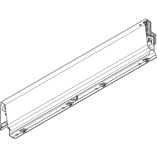 Laterală TANDEMBOX, Înălţime M (83.6 mm), NL=450 mm, stânga, pentru TANDEMBOX intivo/antaro , în culoare 