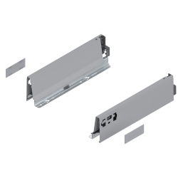 Laterală TANDEMBOX, Înălţime M (83.6 mm), NL=300 mm, dreapta+stânga, pentru TANDEMBOX antaro , R9006 gri aluminiu