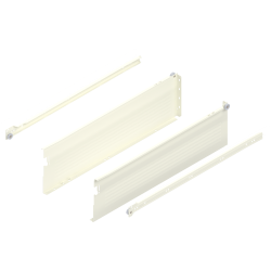 Laterală din oţel METABOX, H (150 mm), Extragere parţială, 25 kg, NL=550 mm, Versiune cu gheare, stânga/dreapta, R9001 albcrem