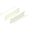 Laterală din oţel METABOX, H (150 mm), Extragere parţială, 25 kg, NL=550 mm, Versiune cu gheare, stânga/dreapta, R9001 albcrem