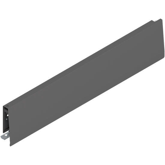 Laterală de sertar MERIVOBOX, Înălţime M (91 mm), NL=450 mm, dreapta, gri-orion mat