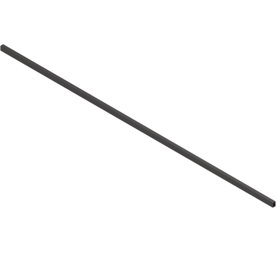 LEGRABOX Traversă, până KB=1200 mm, Lungime=1080 mm, pentru debitat, negru-carbon mat
