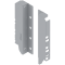 TANDEMBOX Suporturi pentru spate de lemn, Înălţime C (192 mm), dreapta+stânga, R9006 gri aluminiu