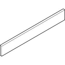 TANDEMBOX Element de inserţie - lateral, Înălţime C, NL=500 mm, aluminiu, pentru TANDEMBOX antaro, R9006 gri aluminiu