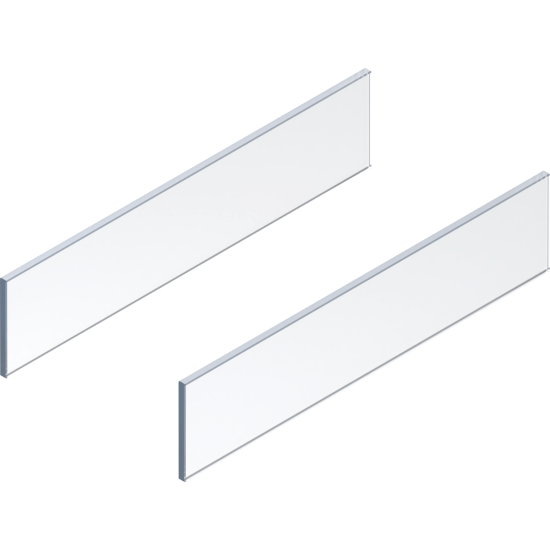 MERIVOBOX Element de inserţie - lateral, Înălţime E (95 mm), NL=500 mm, Sticlă, 2 buc în set, clar