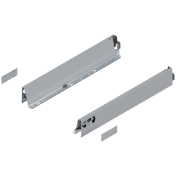 Laterală TANDEMBOX, Înălţime N (68.5 mm), NL=450 mm, dreapta+stânga, pentru TANDEMBOX antaro , R9006 gri aluminiu