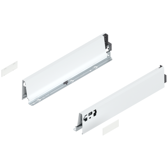 Laterală TANDEMBOX, Înălţime M (83.6 mm), NL=400 mm, dreapta+stânga, pentru TANDEMBOX intivo/antaro , în culoare 