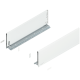 Laterală de sertar LEGRABOX, Înălţime C (177 mm), NL=550 mm, dreapta+stânga, pentru LEGRABOX pure, alb-mătase mat