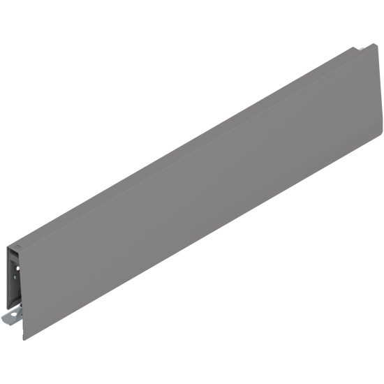 Laterală de sertar MERIVOBOX, Înălţime M (91 mm), NL=450 mm, dreapta, gri indiu mat