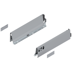 Laterală TANDEMBOX, Înălţime M (83.6 mm), NL=350 mm, dreapta+stânga, pentru TANDEMBOX antaro , R9006 gri aluminiu