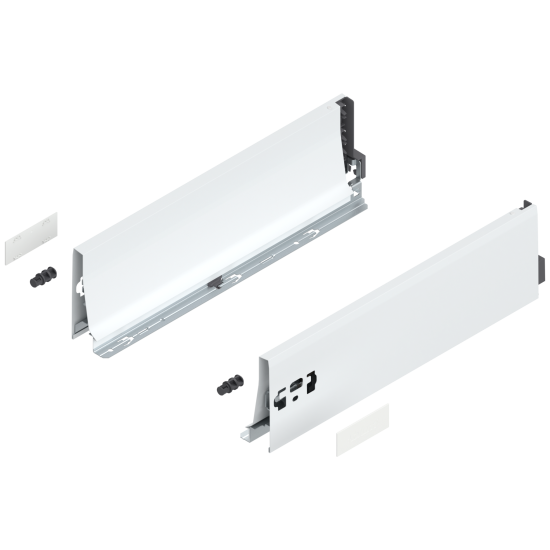 Laterală TANDEMBOX, Înălţime K (115.6 mm), NL=400 mm, dreapta+stânga, pentru TANDEMBOX antaro , în culoare 