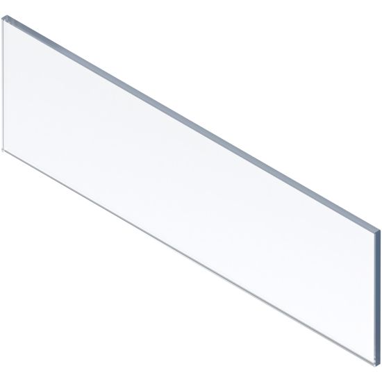 MERIVOBOX Element de inserţie - faţă, Înălţime E (142.5 mm), KB=600 mm (18/19 mm), Sticlă, clar