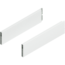 MERIVOBOX BOXCAP, NL=400 mm, Înălţime E, dreapta+stânga, alb-mătase mat