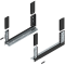Laterală de sertar LEGRABOX free, Înălţime C (177 mm), NL=450 mm, dreapta+stânga, pentru LEGRABOX free, negru-carbon mat