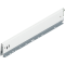 Laterală de sertar MERIVOBOX, Înălţime M (91 mm), NL=500 mm, stânga, alb-mătase mat