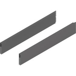 MERIVOBOX BOXCAP, NL=600 mm, Înălţime E, dreapta+stânga, gri-orion mat