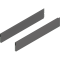MERIVOBOX BOXCAP, NL=600 mm, Înălţime E, dreapta+stânga, gri-orion mat