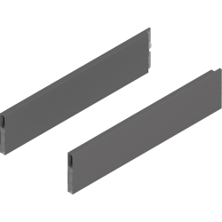 MERIVOBOX BOXCAP, NL=450 mm, Înălţime E, dreapta+stânga, gri-orion mat