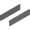 MERIVOBOX BOXCAP, NL=450 mm, Înălţime E, dreapta+stânga, gri-orion mat