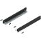 Laterală de sertar LEGRABOX, Înălţime N (66.5 mm), NL=550 mm, dreapta+stânga, pentru LEGRABOX pure, negru-carbon mat