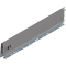 Laterală de sertar MERIVOBOX, Înălţime M (91 mm), NL=450 mm, stânga, gri indiu mat