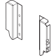TANDEMBOX Suporturi pentru spate de lemn, Înălţime B (160 mm), dreapta+stânga, în culoare 