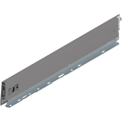 Laterală de sertar MERIVOBOX, Înălţime M (91 mm), NL=500 mm, stânga, gri indiu mat