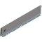 Laterală de sertar MERIVOBOX, Înălţime M (91 mm), NL=500 mm, stânga, gri indiu mat
