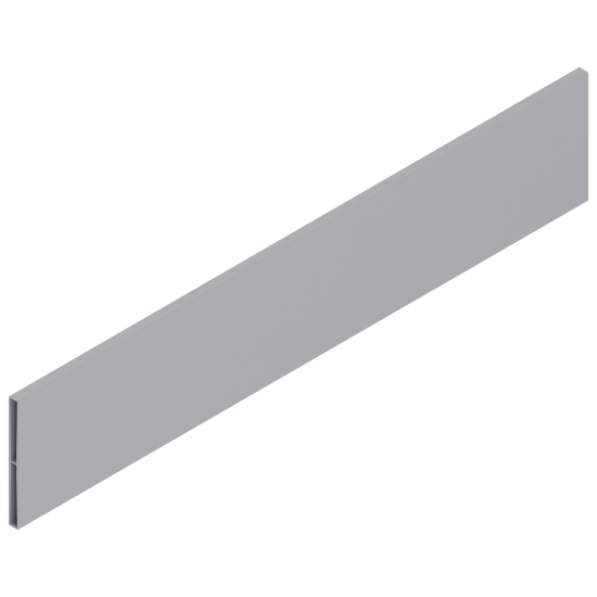 TANDEMBOX Element de inserţie - lateral, Înălţime D, NL=500 mm, aluminiu, pentru TANDEMBOX antaro, R9006 gri aluminiu