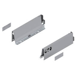 Laterală TANDEMBOX, Înălţime M (83.6 mm), NL=270 mm, dreapta+stânga, pentru TANDEMBOX antaro , R9006 gri aluminiu