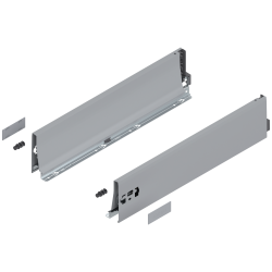 Laterală TANDEMBOX, Înălţime K (115.6 mm), NL=500 mm, dreapta+stânga, pentru TANDEMBOX antaro , R9006 gri aluminiu