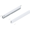 Laterală de sertar MERIVOBOX, Înălţime N (68.5 mm), NL=550 mm, dreapta+stânga, alb-mătase mat