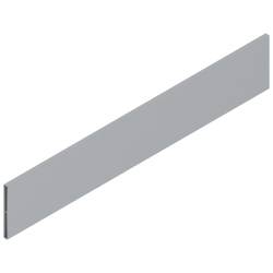 TANDEMBOX Element de inserţie - lateral, Înălţime D, NL=550 mm, aluminiu, pentru TANDEMBOX antaro, R9006 gri aluminiu