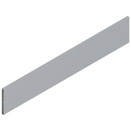 TANDEMBOX Element de inserţie - lateral, Înălţime D, NL=550 mm, aluminiu, pentru TANDEMBOX antaro, R9006 gri aluminiu