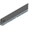 Laterală de sertar MERIVOBOX, Înălţime M (91 mm), NL=450 mm, stânga, gri-orion mat