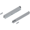 Laterală TANDEMBOX, Înălţime N (68.5 mm), NL=500 mm, dreapta+stânga, pentru TANDEMBOX antaro , R9006 gri aluminiu