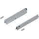 Laterală TANDEMBOX, Înălţime N (68.5 mm), NL=500 mm, dreapta+stânga, pentru TANDEMBOX antaro , R9006 gri aluminiu