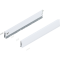 Laterală de sertar MERIVOBOX, Înălţime M (91 mm), NL=600 mm, dreapta+stânga, alb-mătase mat