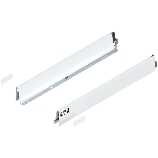 Laterală TANDEMBOX, Înălţime M (83.6 mm), NL=650 mm, dreapta+stânga, pentru TANDEMBOX intivo/antaro , în culoare 