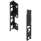LEGRABOX Suporturi pentru spate de lemn, Înălţime K (144 mm), dreapta+stânga, negru-carbon mat