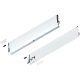 Laterală TANDEMBOX, Înălţime K (115.6 mm), NL=650 mm, dreapta+stânga, în culoare 