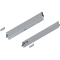 Laterală TANDEMBOX, Înălţime M (83.6 mm), NL=600 mm, dreapta+stânga, pentru TANDEMBOX antaro , R9006 gri aluminiu