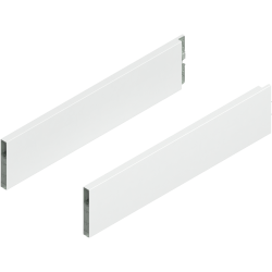 MERIVOBOX BOXCAP, NL=450 mm, Înălţime E, dreapta+stânga, alb-mătase mat