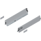 Laterală TANDEMBOX, Înălţime M (83.6 mm), NL=450 mm, dreapta+stânga, pentru TANDEMBOX antaro , R9006 gri aluminiu