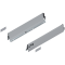 Laterală TANDEMBOX, Înălţime M (83.6 mm), NL=500 mm, dreapta+stânga, pentru TANDEMBOX antaro , R9006 gri aluminiu