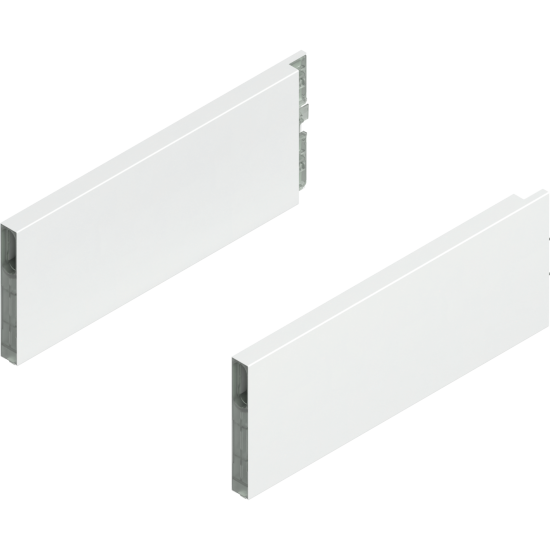 MERIVOBOX BOXCAP, NL=270 mm, Înălţime E, dreapta+stânga, alb-mătase mat