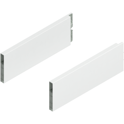 MERIVOBOX BOXCAP, NL=300 mm, Înălţime E, dreapta+stânga, alb-mătase mat